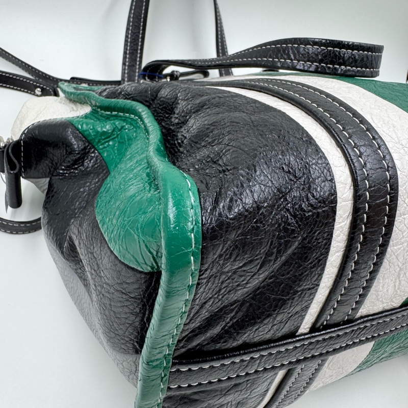 Balenciaga / 巴黎世家 條紋手提袋-12