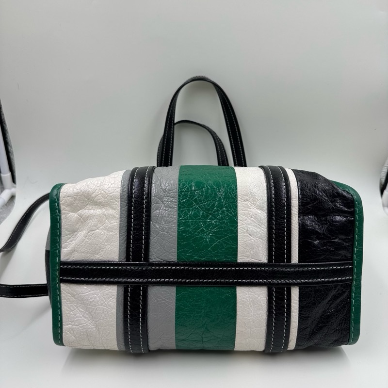Balenciaga / 巴黎世家 條紋手提袋-16
