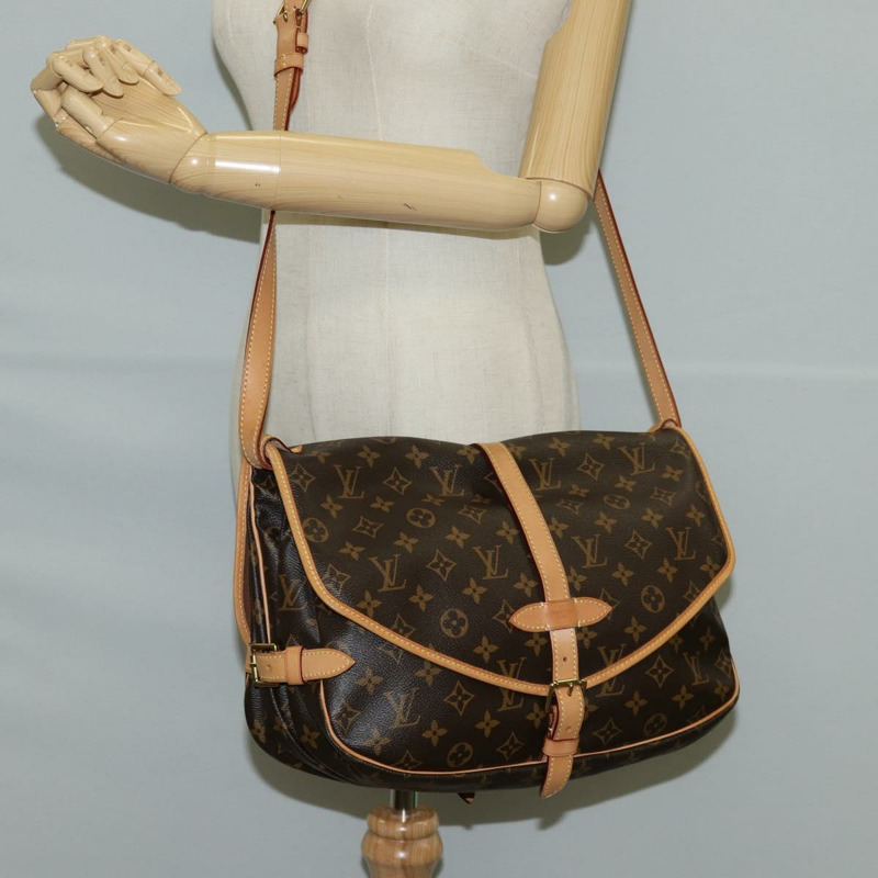 【日本直送】路易威登 Monogram Saumur 35 肩背包 M42254 LV 正品 PP736V-27