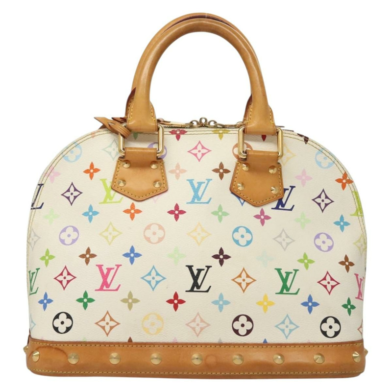 【日本直送】路易威登 Monogram 多色 Alma 手提包白色 M92647 LV 授權 PP835-12