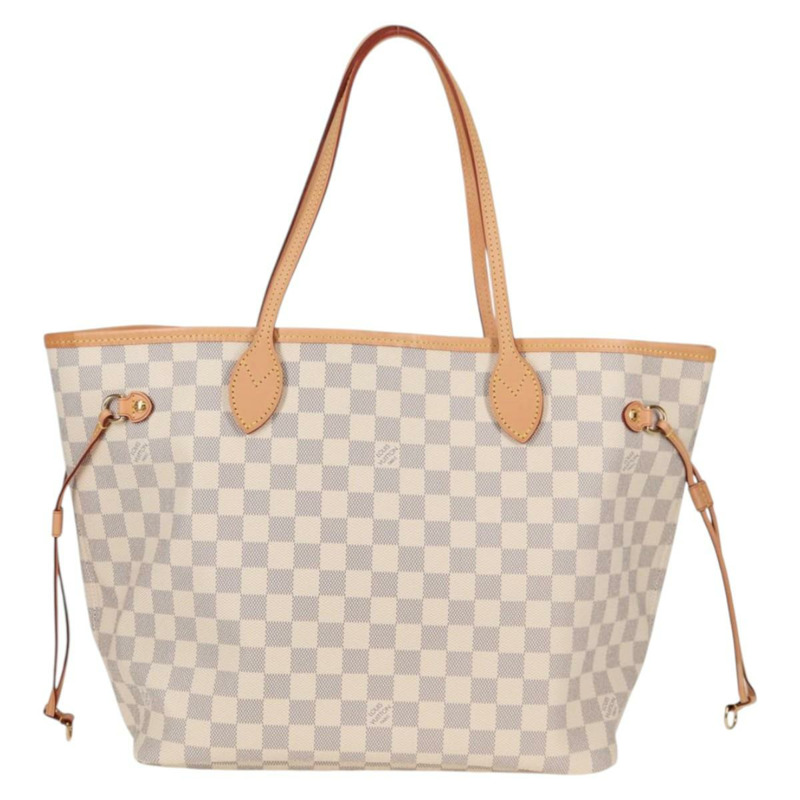 【日本直送】路易威登 Damier Azur Neverfull 中型手提包 N41605 LV 正品 ac3855V-11