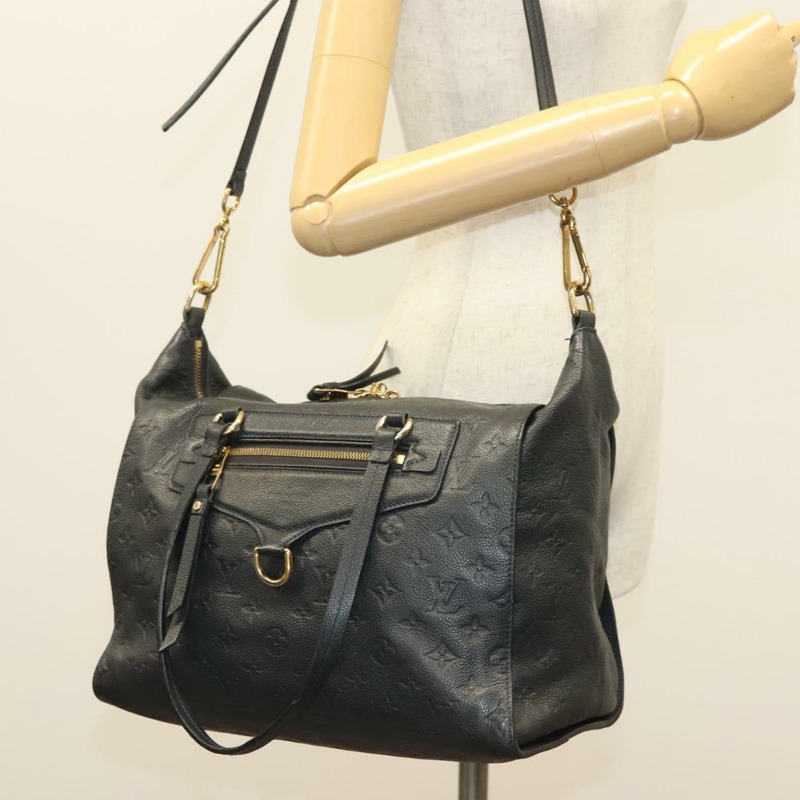 【日本直送】路易威登 Monogram Empreinte Lumineuse 小手提包黑色 M93410 正品 ki5855-26
