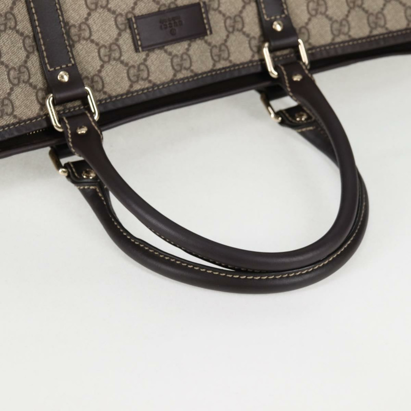 【日本直送】GUCCI GG Supreme 手提包 PVC 棕金色 201482 正品 ki5870A-6
