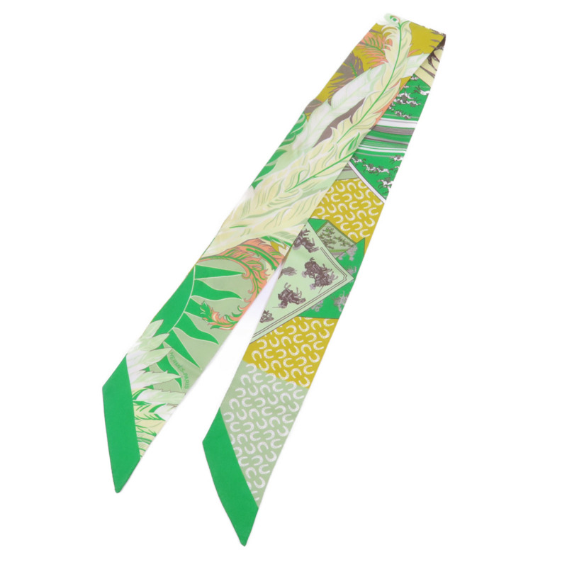 HERMES 絲質Twilly絲巾-0