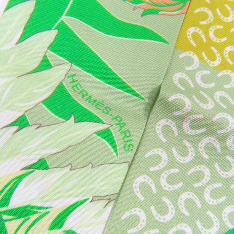 HERMES 絲質Twilly絲巾-3