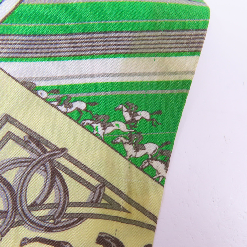 HERMES 絲質Twilly絲巾-6