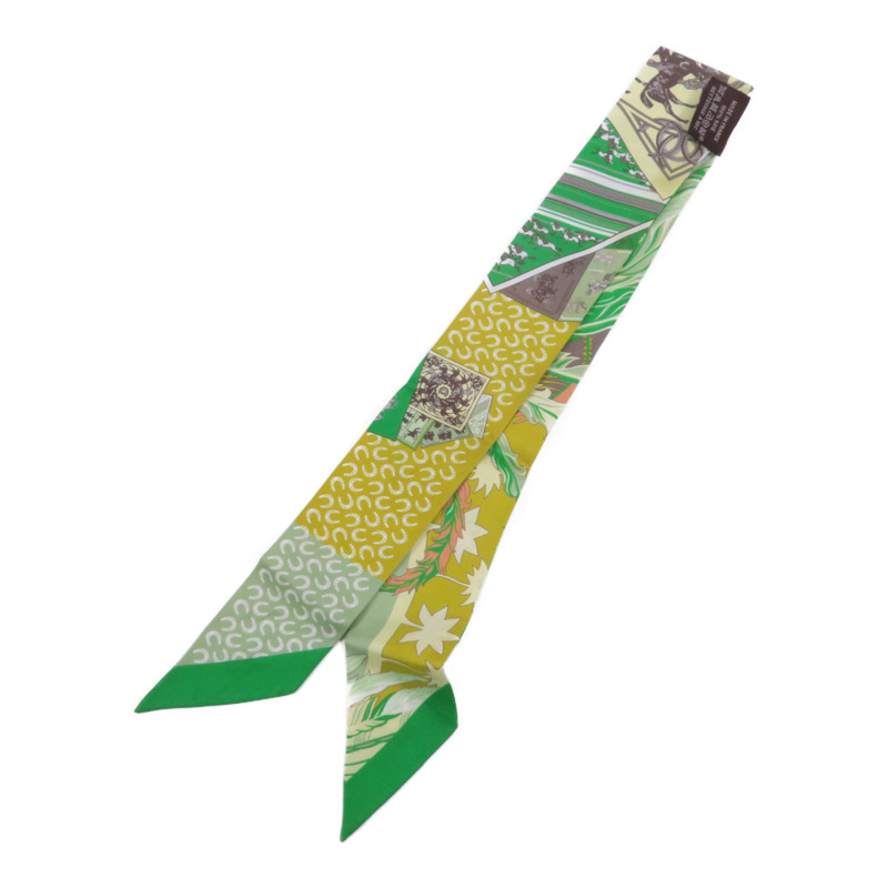 HERMES 絲質Twilly絲巾-1