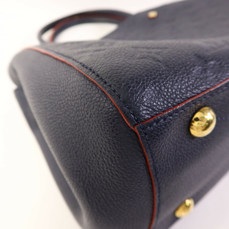 LOUIS VUITTON Monogram Empreinte Montaigne MM金扣手挽肩背兩用袋-13