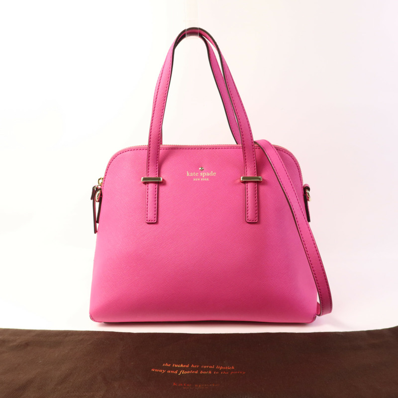 Kate Spade 皮革2 Way Shoulder金扣手挽肩背兩用袋-16