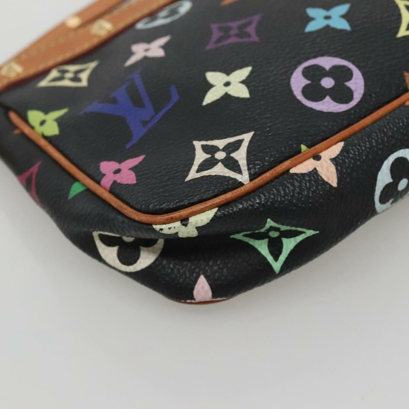 【日本直送】路易威登 Monogram 多色 Pochette 手拿包 黑色 M92648 LV 正品 ep10030-15