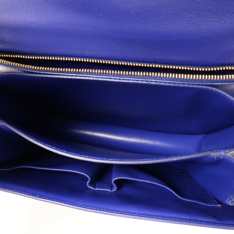 CELINE 牛皮皮革Classic Box M金扣肩背袋-5