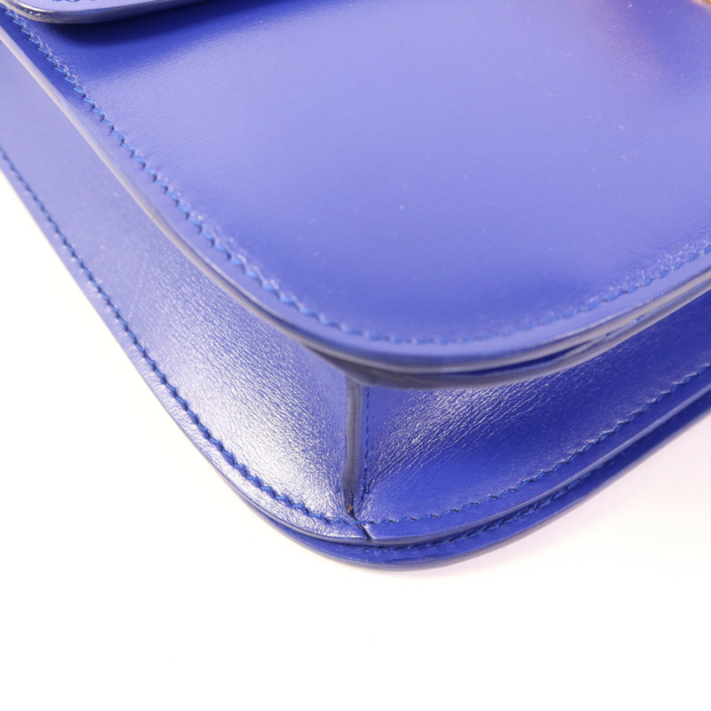 CELINE 牛皮皮革Classic Box M金扣肩背袋-11