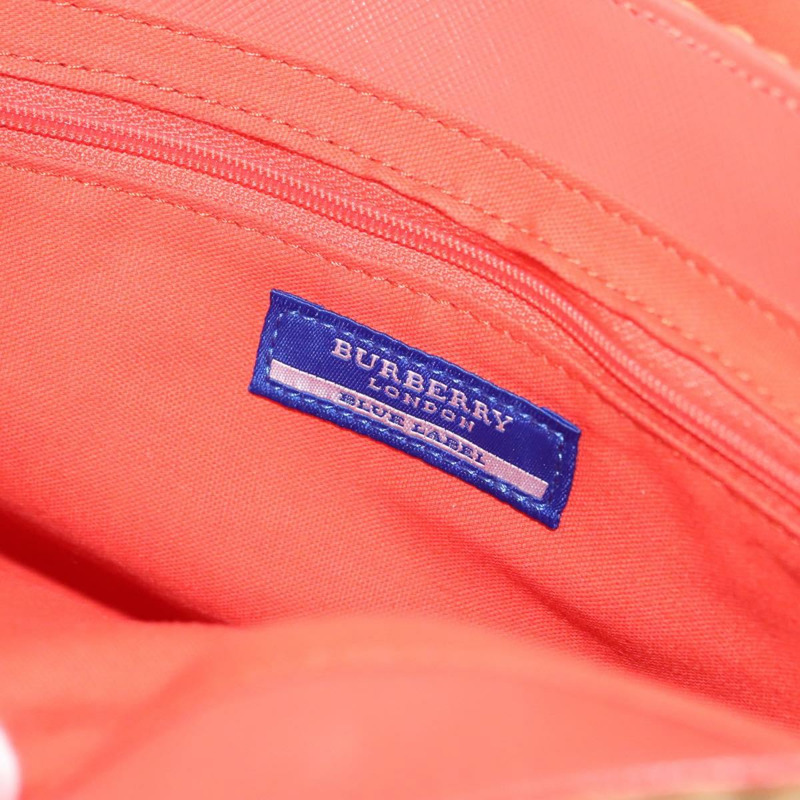 【日本直送】BURBERRY 藍標肩包 拉菲草皮革 米色 橙色 金色 正品 ti3366-19