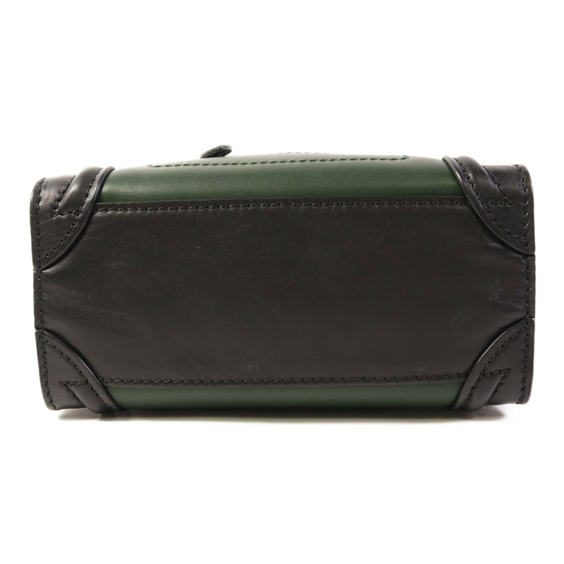 CELINE 牛皮皮革Nano Luggage金扣手挽肩背兩用袋-3