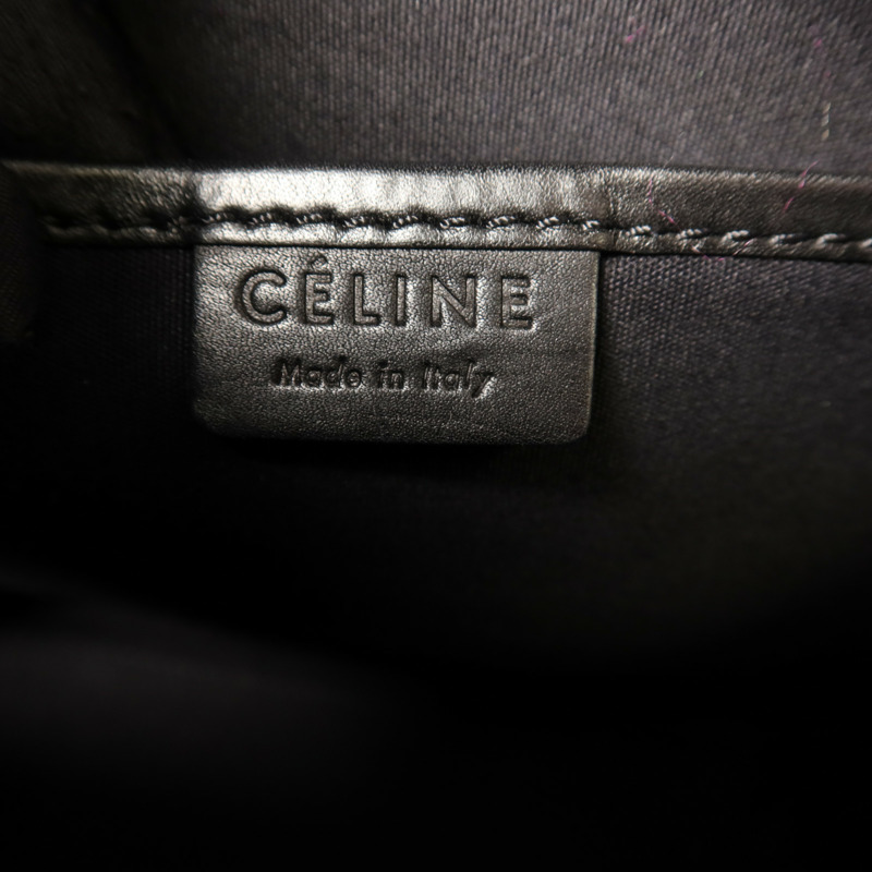 CELINE 牛皮皮革Nano Luggage金扣手挽肩背兩用袋-7
