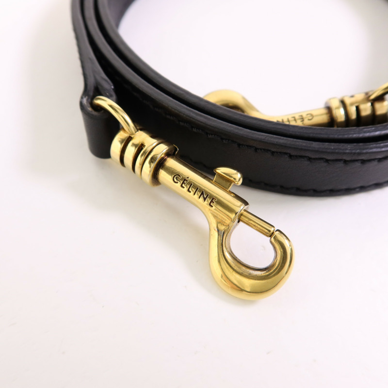 CELINE 牛皮皮革Nano Luggage金扣手挽肩背兩用袋-10