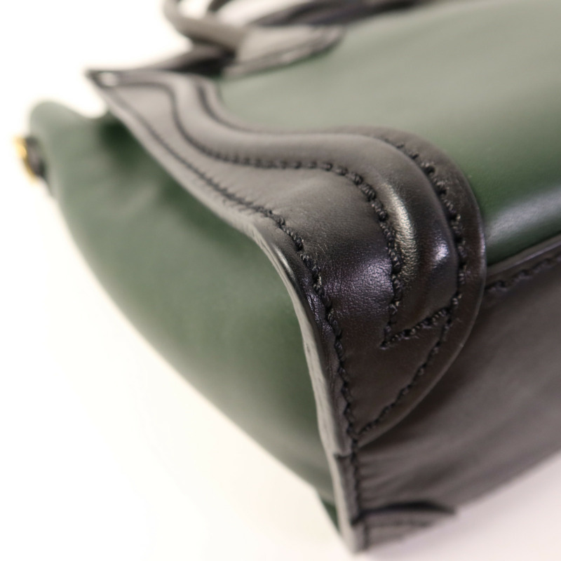 CELINE 牛皮皮革Nano Luggage金扣手挽肩背兩用袋-14