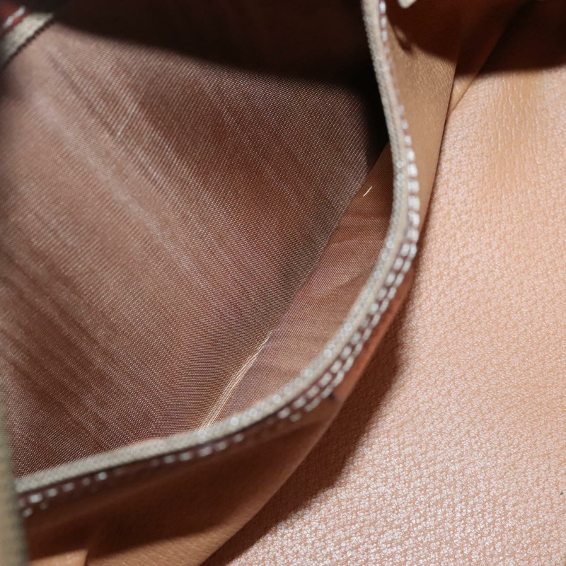 【日本直送】CELINE Macadam帆布手提包 PVC皮革 棕色 金色 正品 ki5919-10