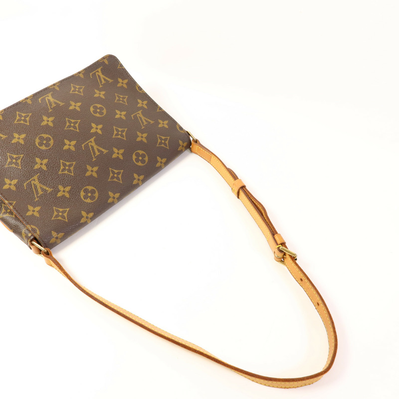 LOUIS VUITTON Monogram Musette金扣肩背袋-4