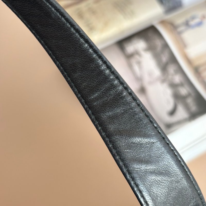 ::CHANEL:: 經典菱格紋雙C縫線 LOGO 手提肩背包 小托特包 小購物包 TOTE-38