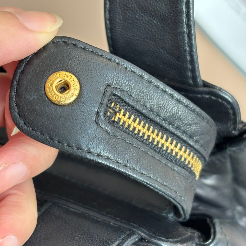 ::CHANEL:: 經典菱格紋雙C縫線 LOGO 手提肩背包 小托特包 小購物包 TOTE-39