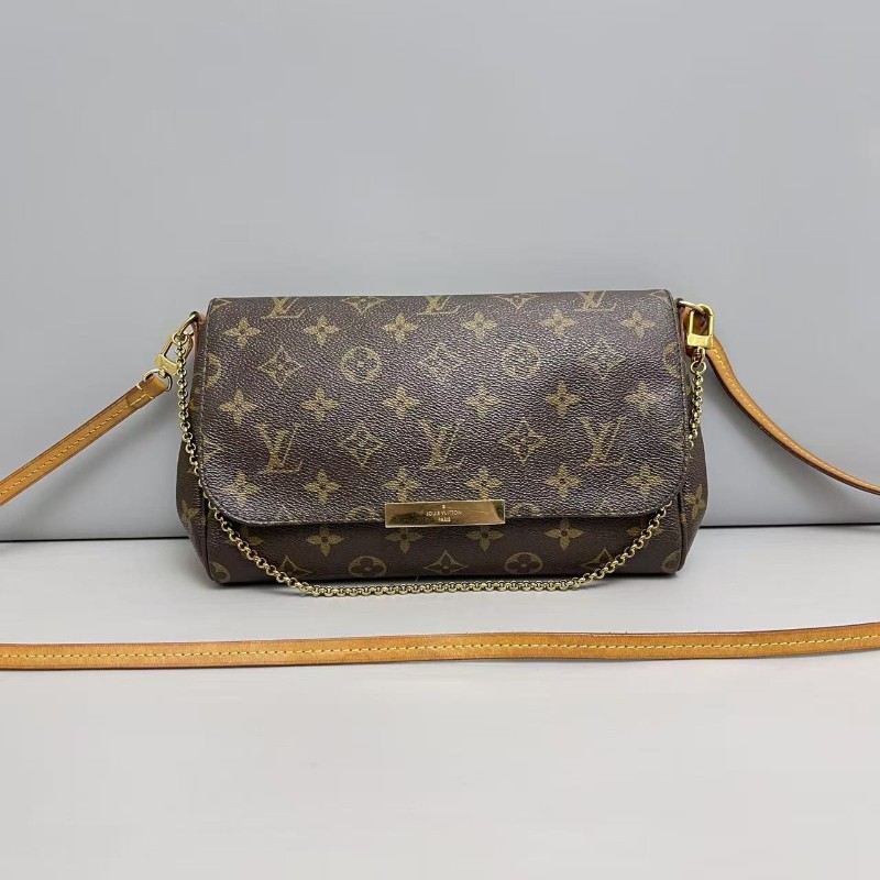 LV路易威登 favourite中號老花 肩背包 斜背包-0