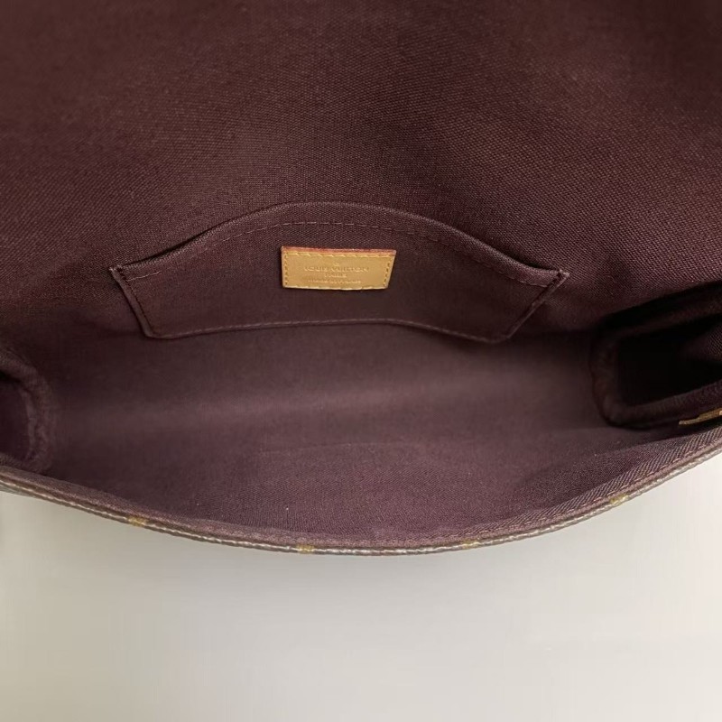 LV路易威登 favourite中號老花 肩背包 斜背包-8