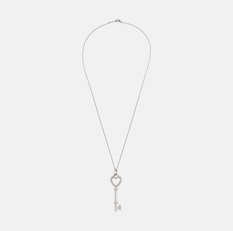 Tiffany 铂金\18k金中号项链-1