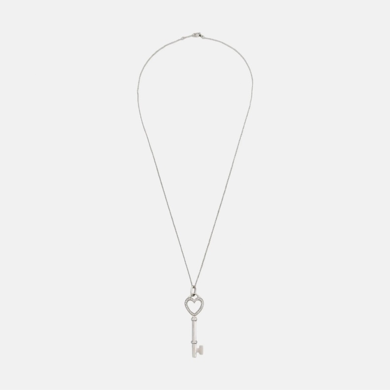 Tiffany 铂金\18k金中号项链-10