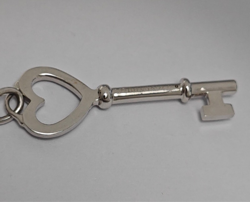 Tiffany 铂金\18k金中号项链-14