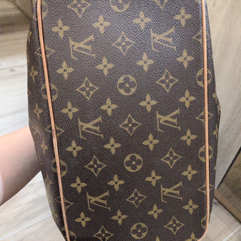 LV老花皺摺手提包 肩背包 背帶可調整 LV兩用包-8