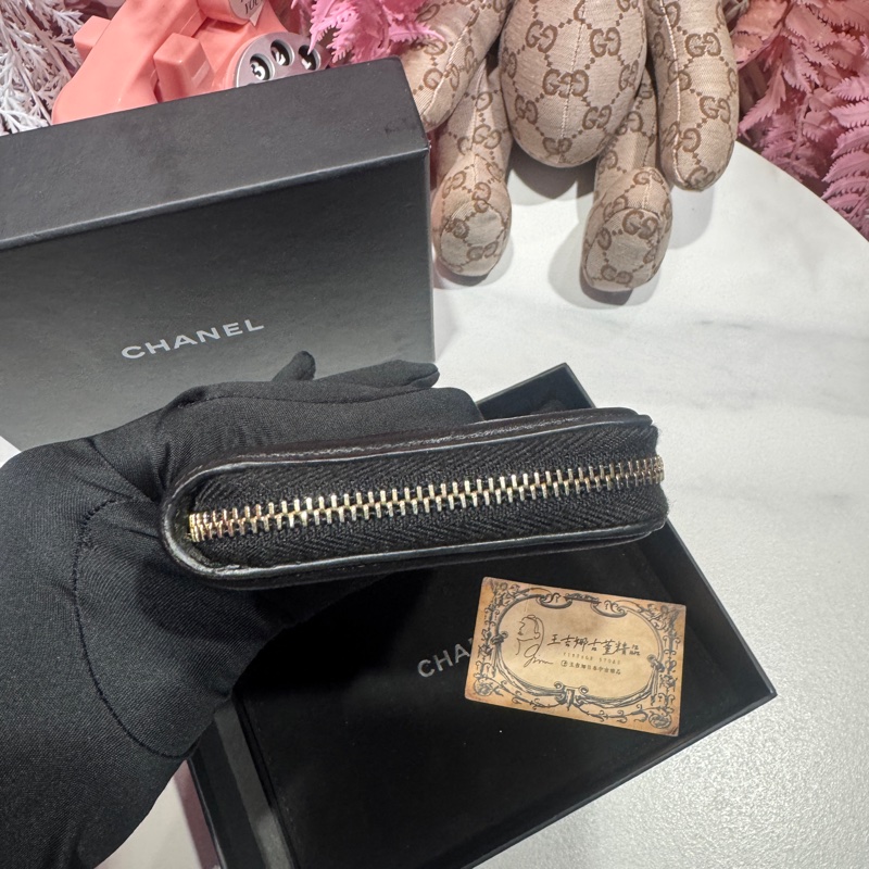 Chanel 荔枝中夾/王吉娜古董精品-1