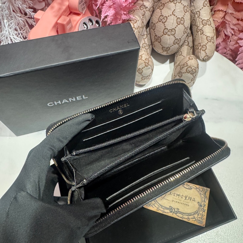 Chanel 荔枝中夾/王吉娜古董精品-4