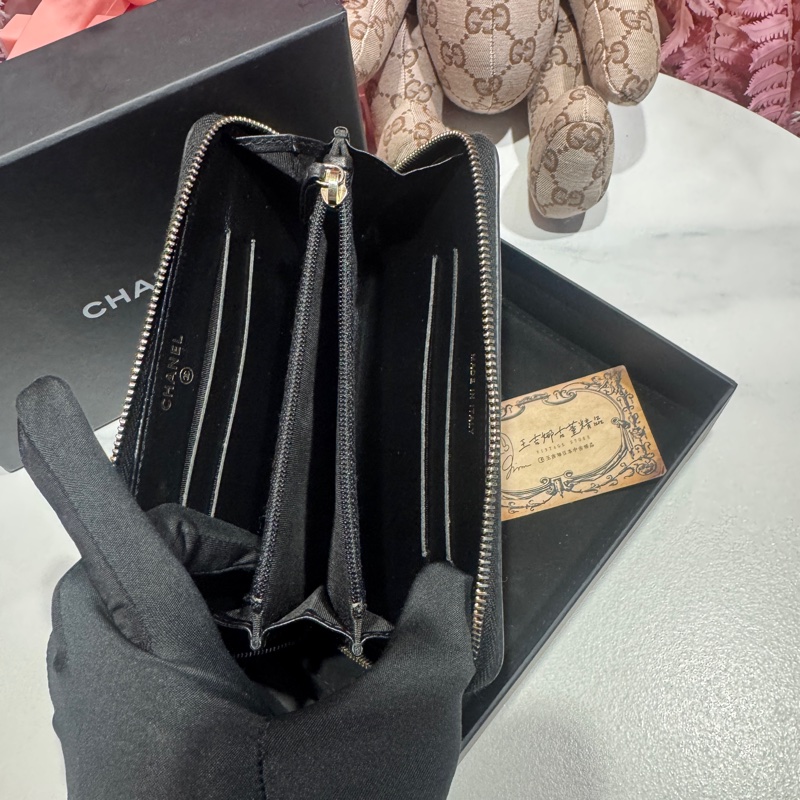 Chanel 荔枝中夾/王吉娜古董精品-6