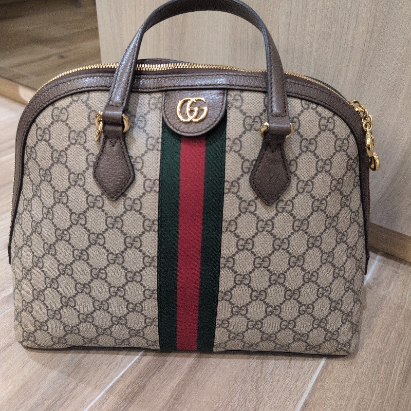 GUGGI老花經典貝殼包 可斜背-0