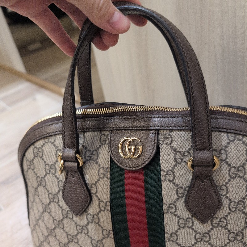 GUGGI老花經典貝殼包 可斜背-1