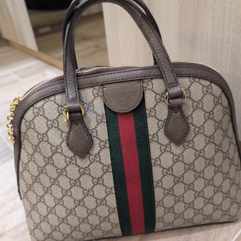 GUGGI老花經典貝殼包 可斜背-2