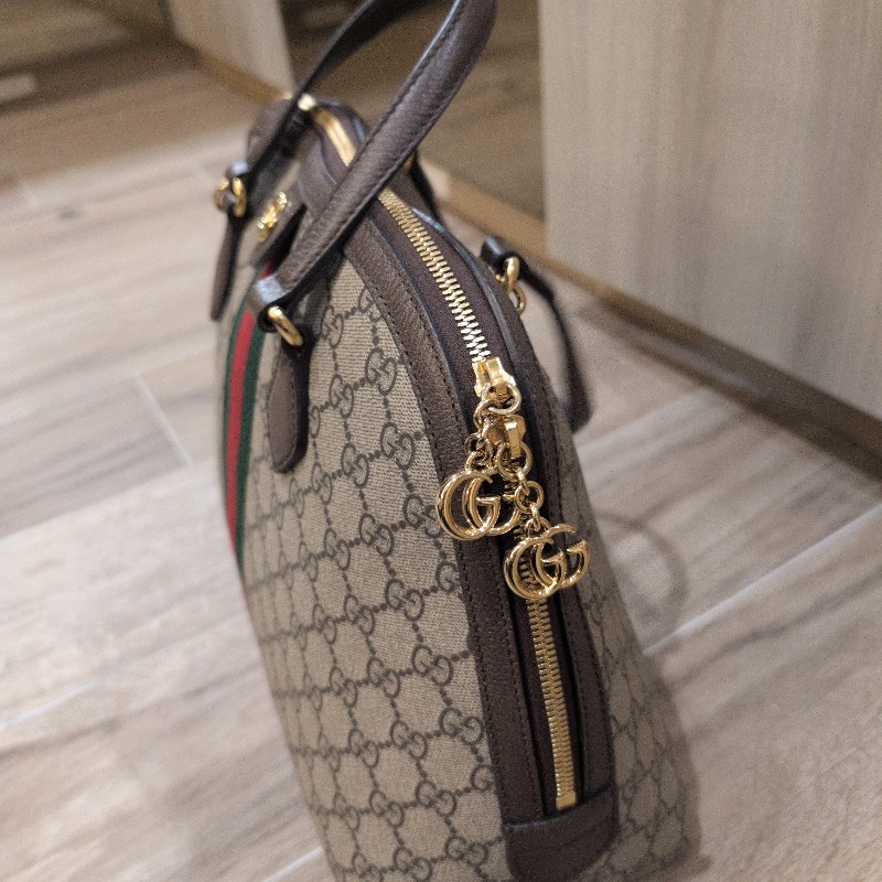 GUGGI老花經典貝殼包 可斜背-3