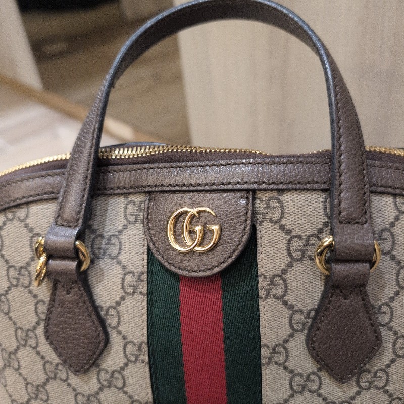 GUGGI老花經典貝殼包 可斜背-4