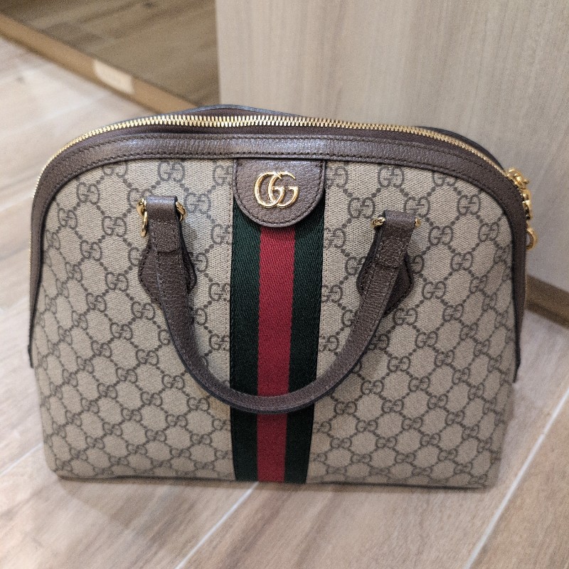 GUGGI老花經典貝殼包 可斜背-6