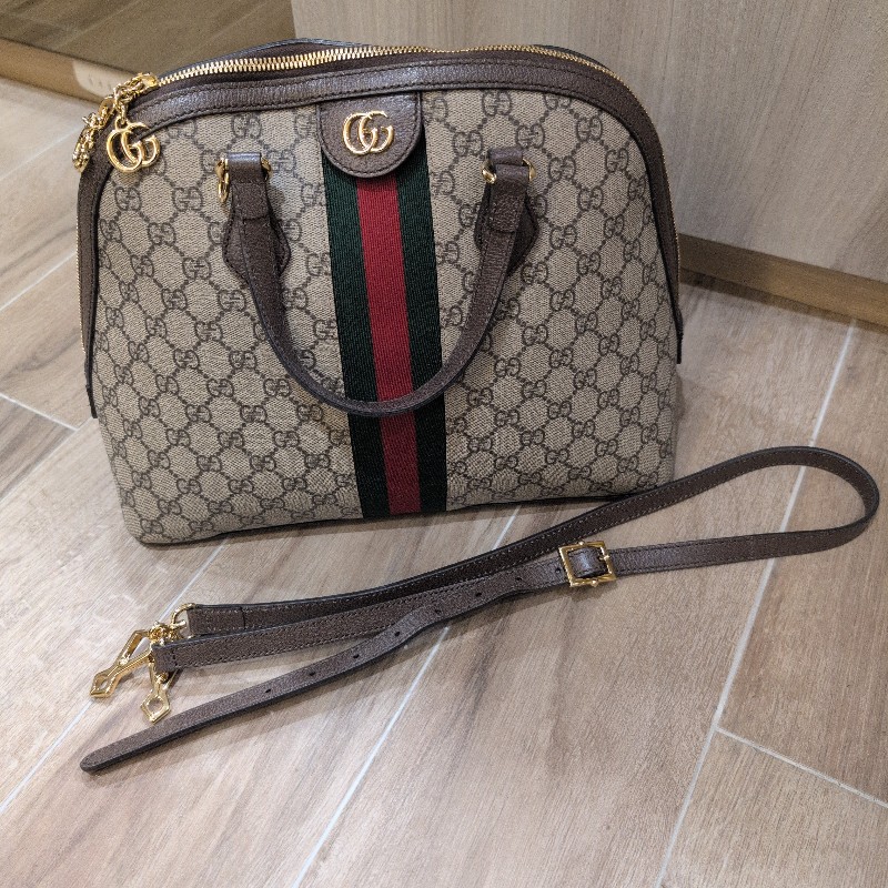 GUGGI老花經典貝殼包 可斜背-13