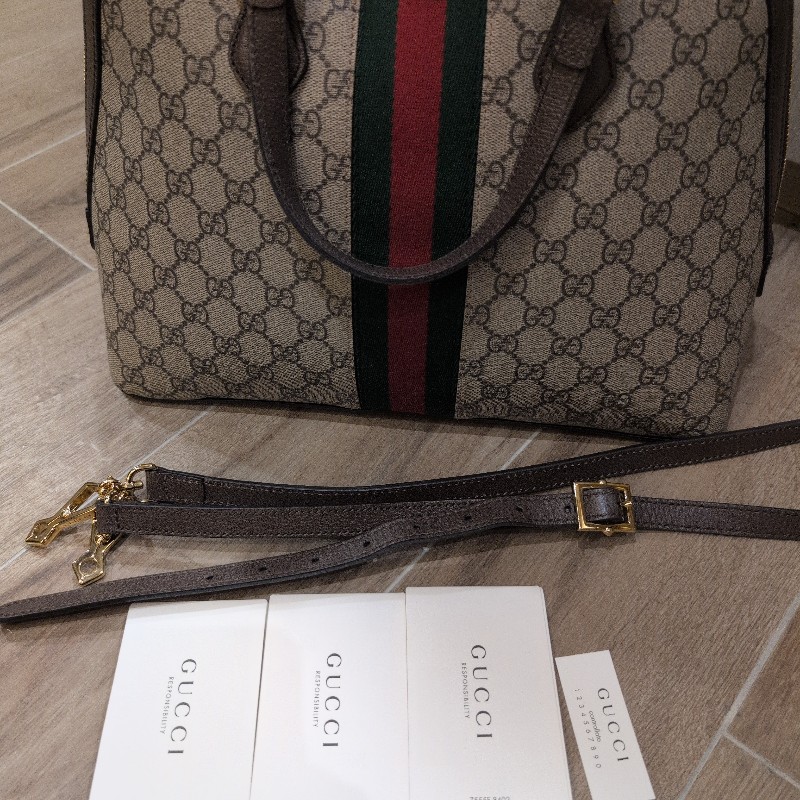 GUGGI老花經典貝殼包 可斜背-14