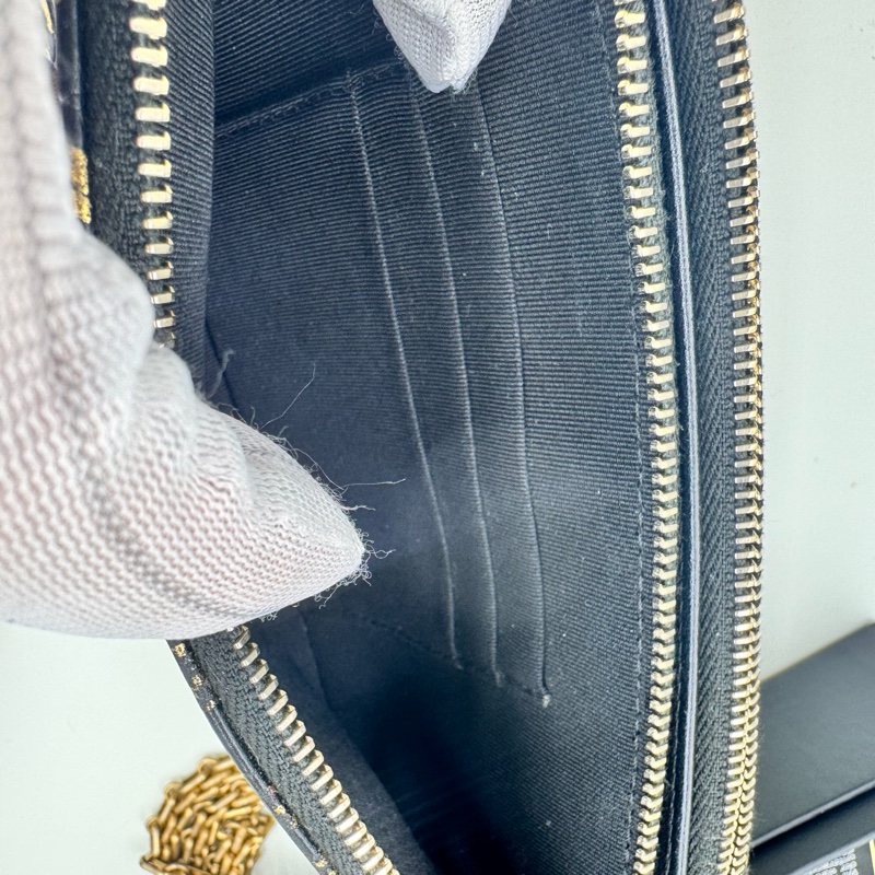 Chanel / 香奈兒 埃及系列 塗鴉黑金配色 鱷魚紋-14