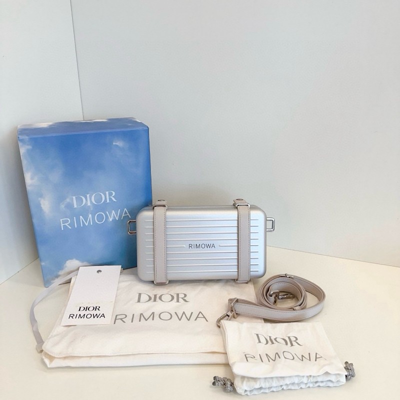 極新⭐DIOR x Rimowa 迪奧 x 日默瓦聯名合作限量行李箱/小箱子💟 20*13*6cm-1