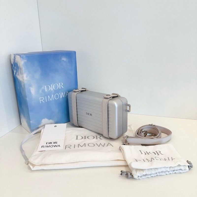 極新⭐DIOR x Rimowa 迪奧 x 日默瓦聯名合作限量行李箱/小箱子💟 20*13*6cm-2