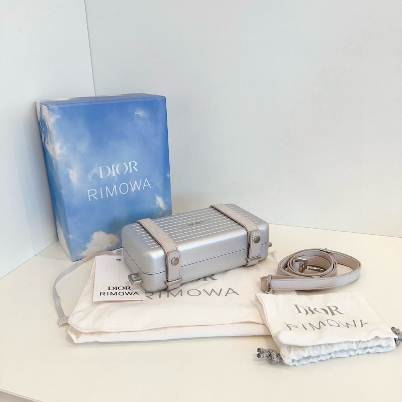 極新⭐DIOR x Rimowa 迪奧 x 日默瓦聯名合作限量行李箱/小箱子💟 20*13*6cm-3