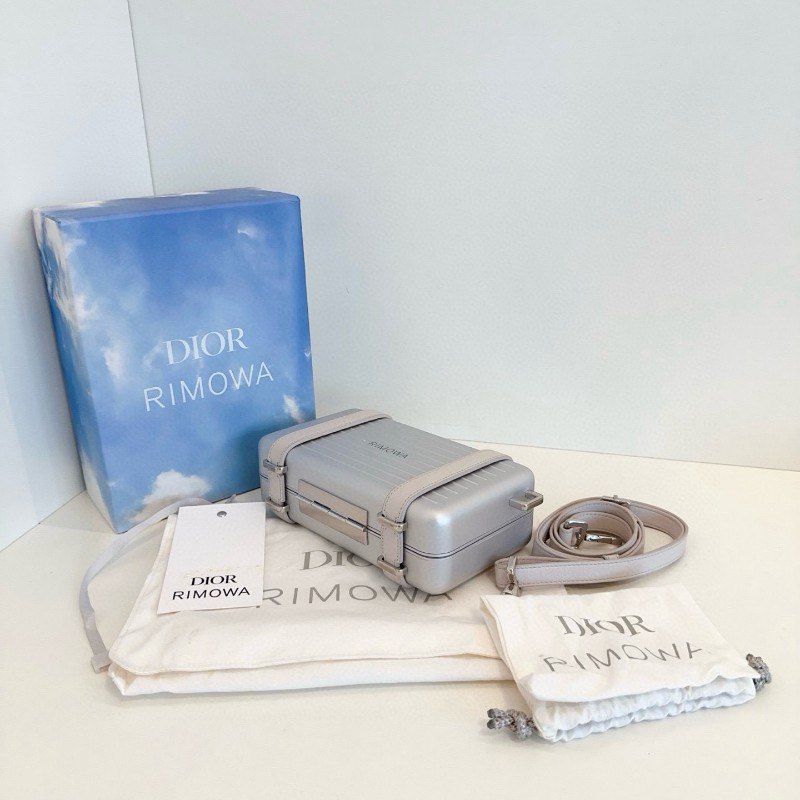 極新⭐DIOR x Rimowa 迪奧 x 日默瓦聯名合作限量行李箱/小箱子💟 20*13*6cm-4