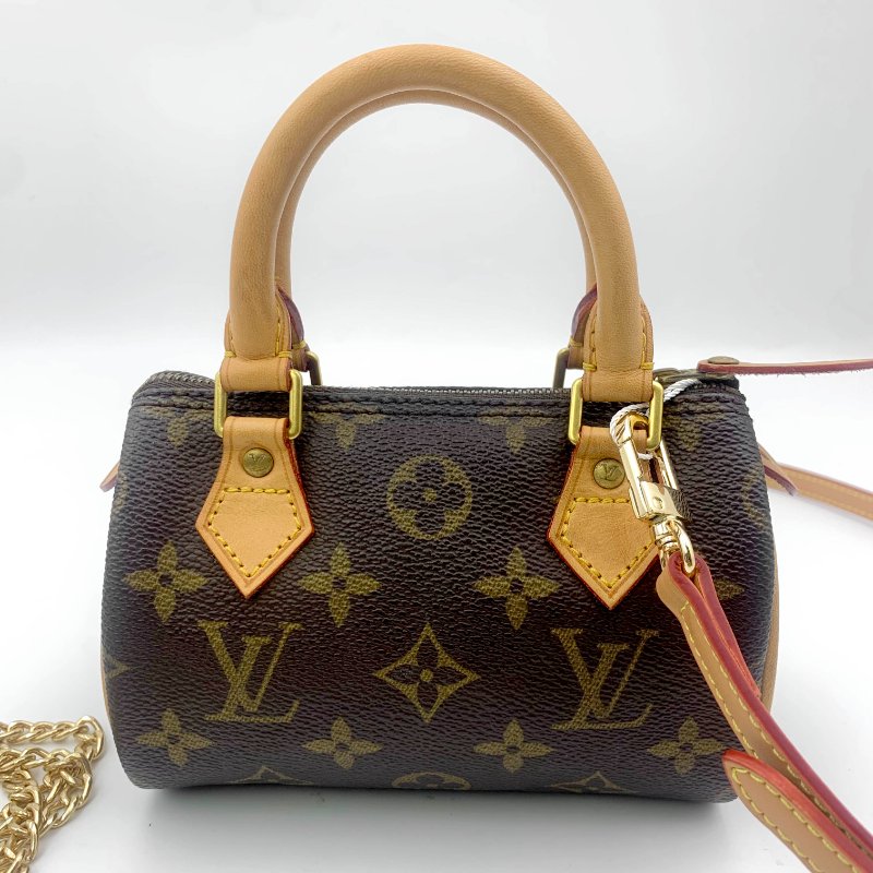 Louis Vuitton 經典老花speedy mini,LV,路易威登,Nano,小廢包,波士頓包,真品現貨,免運-0