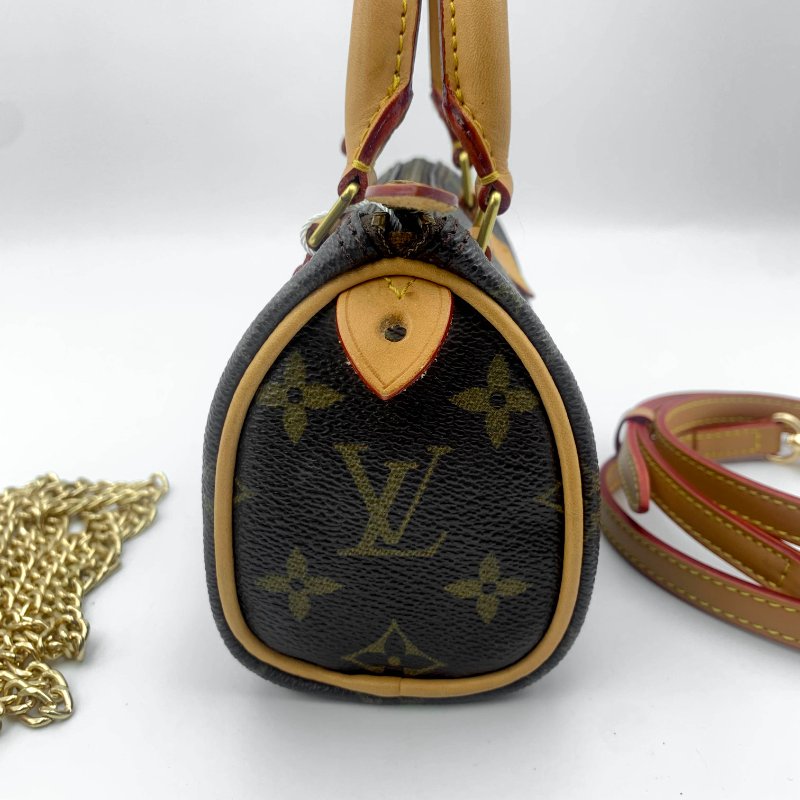 Louis Vuitton 經典老花speedy mini,LV,路易威登,Nano,小廢包,波士頓包,真品現貨,免運-2