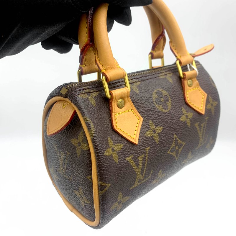 Louis Vuitton 經典老花speedy mini,LV,路易威登,Nano,小廢包,波士頓包,真品現貨,免運-8